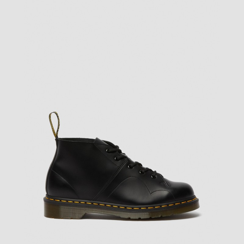 DR. MARTENS CHURCH MONKEY BOOTS BLACK SMOOTH SPORTGURU.EU